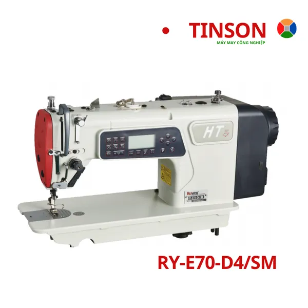 Máy 1 kim điện tử, cắt chỉ nâng chân vịt tự động, motor bước RY-E70-D4 - Hiệu: RUYANG