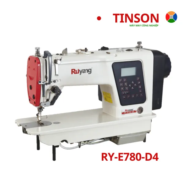 Máy 1 kim điện tử, cắt chỉ nâng chân vịt tự động, motor bước, máy nhiều mẫu RY-E780-D4 - Hiệu: RUYANG