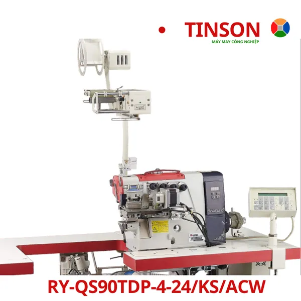 Máy vắt sổ bo tay cào điện tử RY-QS90TPD-4- 24/KS/ACW- Hiệu: RUYANG