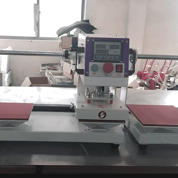 Máy Ép Nhiệt Tự Động 2 Mâm Khổ Lớn HC-60-2D