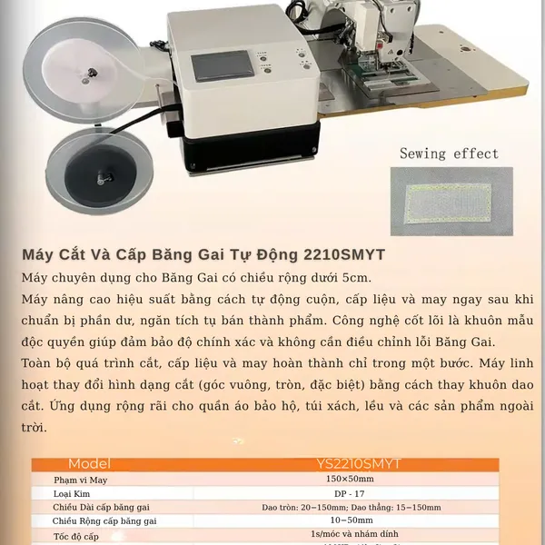 Máy Cắt Và Cấp Băng Gai Tự Động 2210MYT