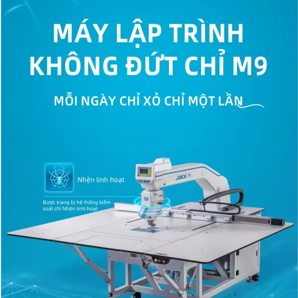 MÁY LẬP TRÌNH ĐẦU XOAY 360 KHÔNG ĐỨT CHỈ M9