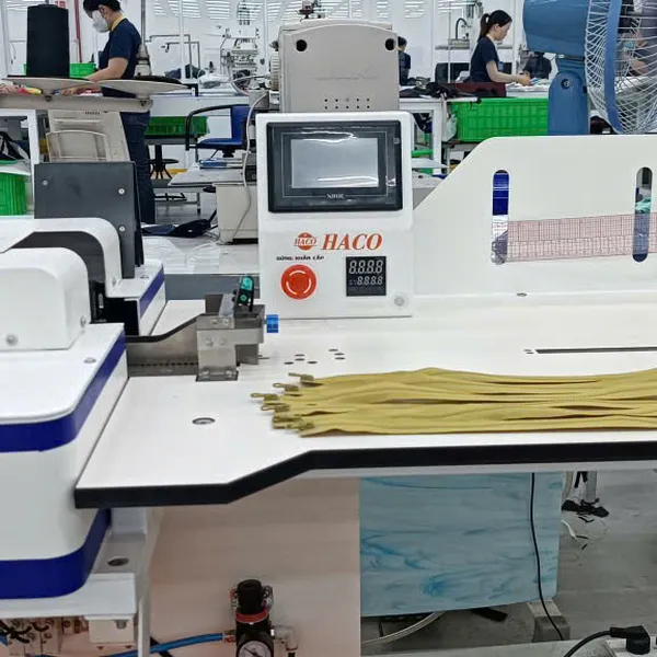 MÁY MAY ÉP DÂY KÉO CÔNG NGHIỆP HACO 9091A