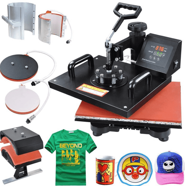 máy in/ép nhiệt đa năng 6 trong 1  máy in/ép nhiệt đa năng 6 trong 1