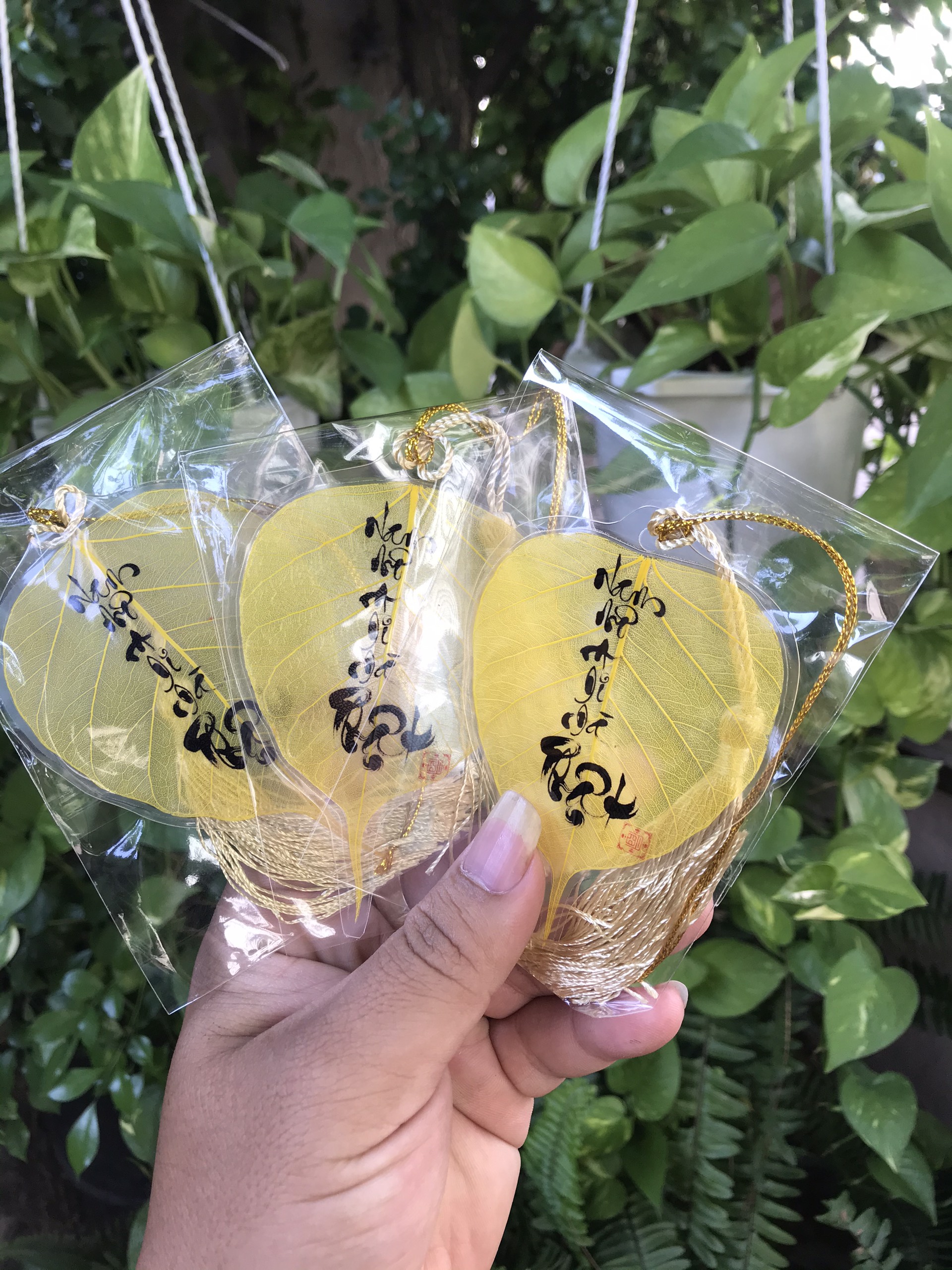 Lá bồ đề NAM MÔ A DI ĐÀ PHẬT