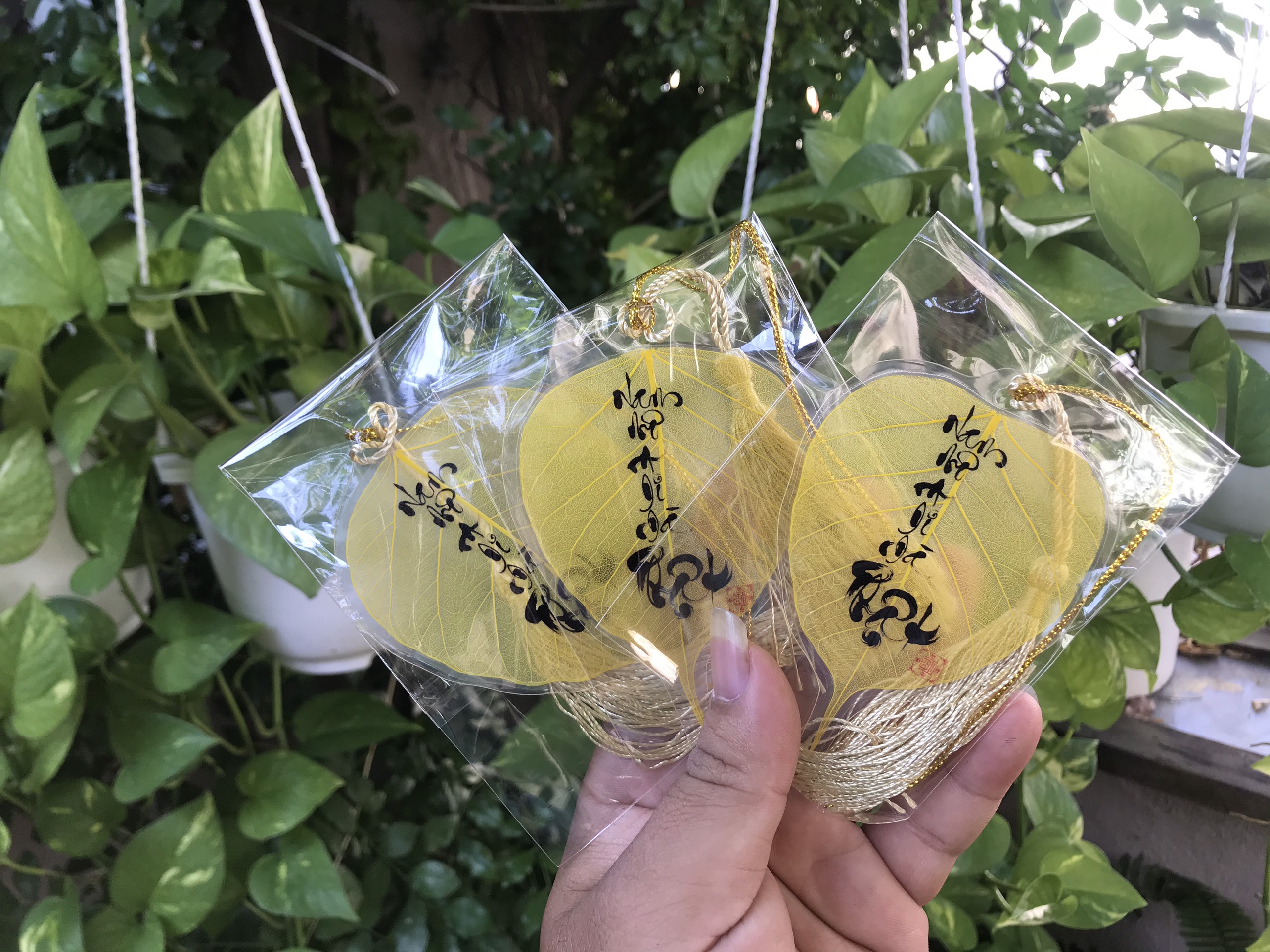 Lá bồ đề NAM MÔ A DI ĐÀ PHẬT