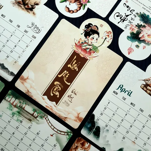 Lịch MI TIÊN 2026 lịch để bàn trang trí decor bàn làm việc một món quà trí tuệ có ý nghĩa thâm sâu cho sự hành trì của bạn