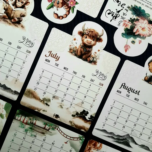 Lịch MI TIÊN 2026 lịch để bàn trang trí decor bàn làm việc một món quà trí tuệ có ý nghĩa thâm sâu cho sự hành trì của bạn