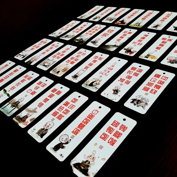 Bộ thẻ treo cây thư pháp chữ vuông gồm 30 thẻ