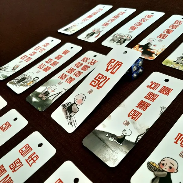 Bộ thẻ treo cây thư pháp chữ vuông gồm 30 thẻ