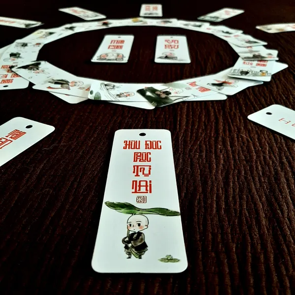 Bộ thẻ treo cây thư pháp chữ vuông gồm 30 thẻ