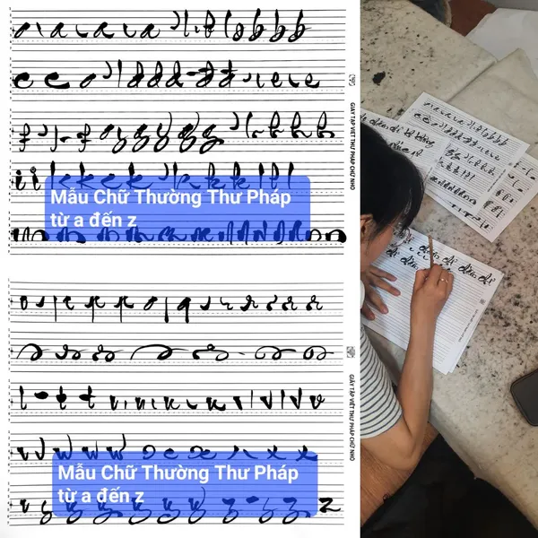 Bộ Tài Liệu Tự Học Viết Thư Pháp Chữ Nhỏ Theo Video Thành Thạo Sau 2 Tháng