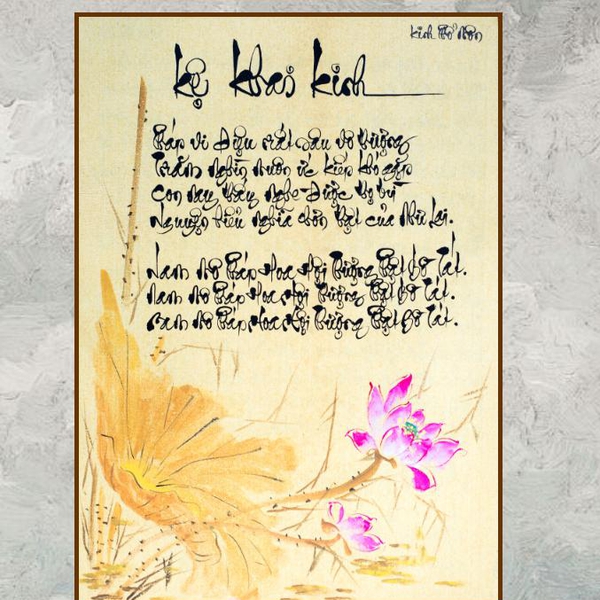 Sách thư pháp KINH PHỔ MÔN