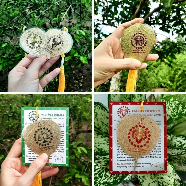Lá bồ đề dát vàng cung MA KẾT  thuộc 12 cung hoàng đạo thể hiện tính cách qua ngày sinh kèm giải thích ốp lưng treo xe