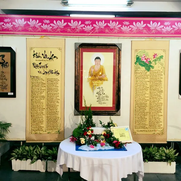 Thư pháp Kinh Vu Lan