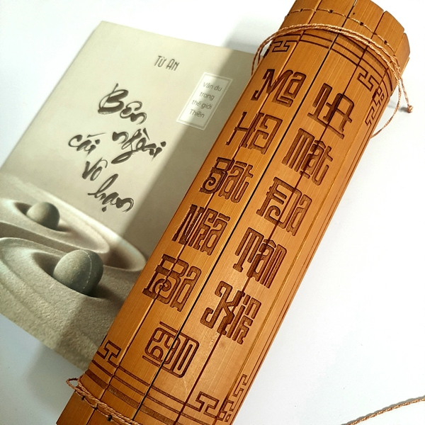 Sách thẻ tre Bát Nhã Tâm Kinh 24x60 cm 