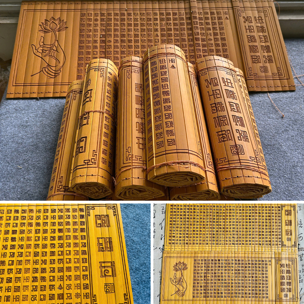 Sách thẻ tre Chú Đại Bi 24x60 cm 