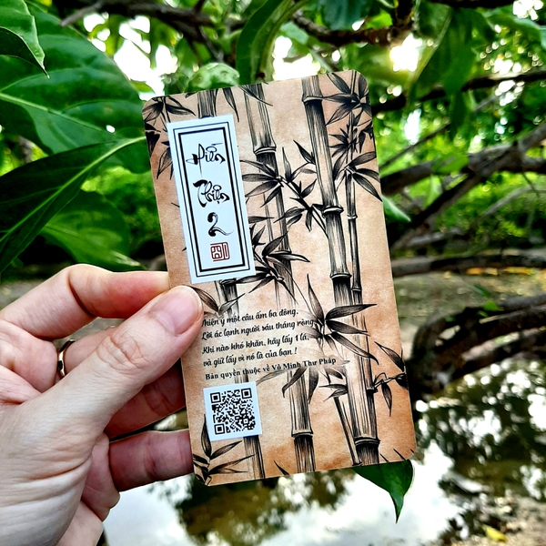 BỘ HIỀN THIỆN 2 gồm 102 thẻ thư pháp 7x12 cm - 102 lời hiền nhân ý nghĩa hướng thiện - Chất liệu cao cấp - Thiết kế tinh tế - Tặng quà bình an