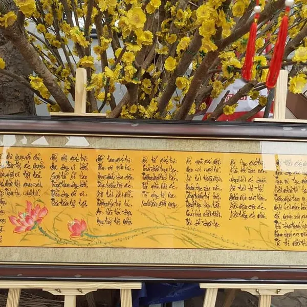 Thư pháp Kinh Bát Đại Nhân Giác