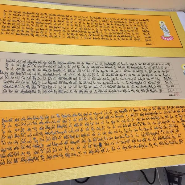 Bát Nhã Tâm Kinh 0.45x1.5m