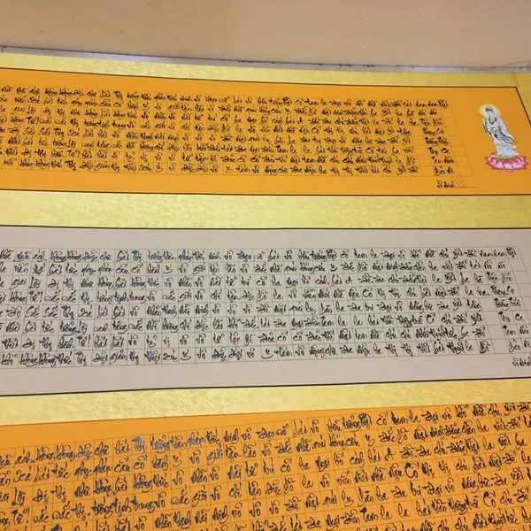 Bát Nhã Tâm Kinh 0.45x1.5m