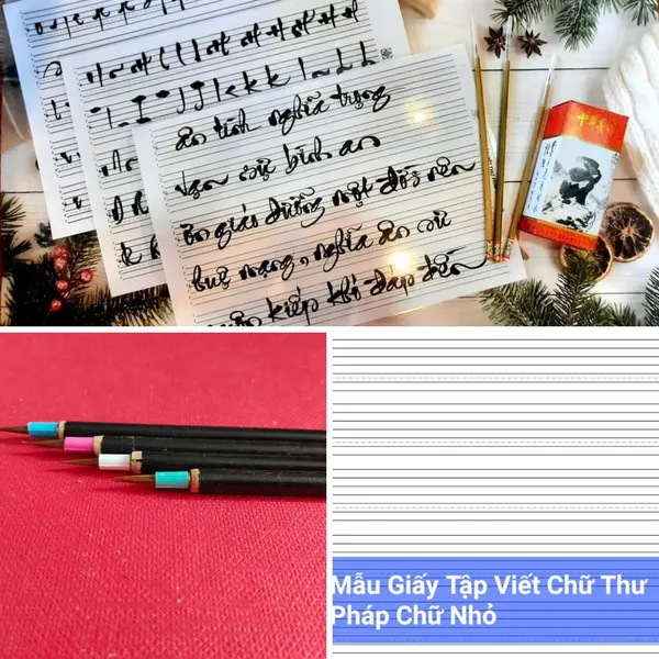 Bộ Tài Liệu Tự Học Viết Thư Pháp Chữ Nhỏ Theo Video Thành Thạo Sau 2 Tháng