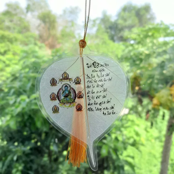 Lá bồ đề Thất Phật Diệt Tội Chơn Ngôn