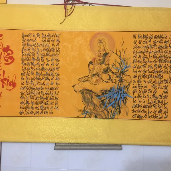 BÁT NHÃ TÂM KINH 1x1.4 m