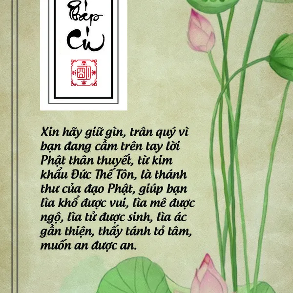 123 LỜI KINH PHÁP CÚ
