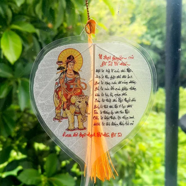 Lá bồ đề Phổ Hiền Bồ Tát