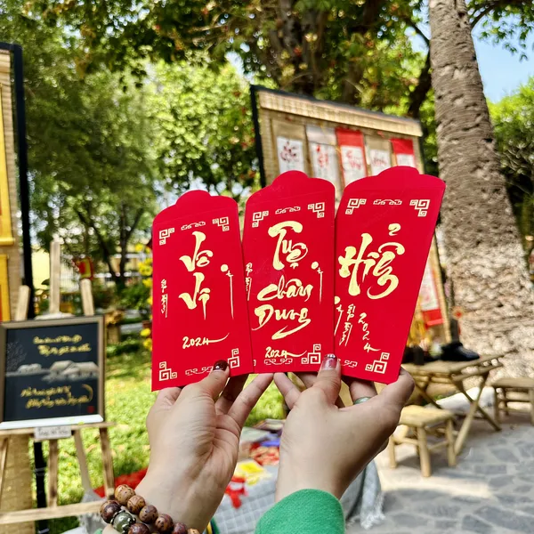 bao lì xì viết theo tên 9x20 cm