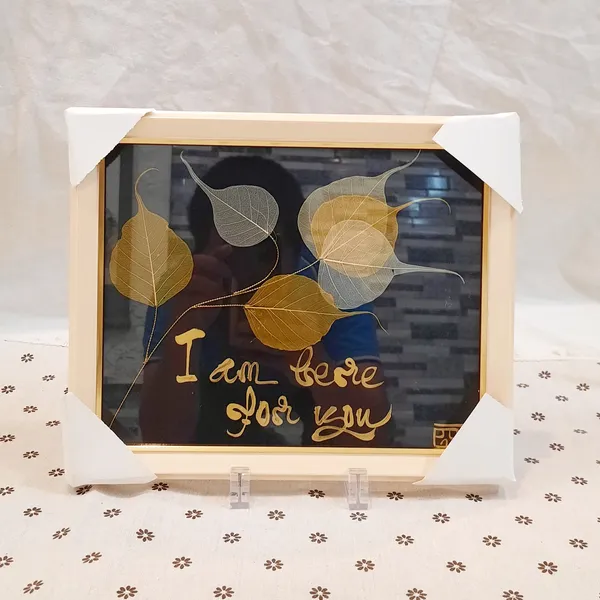Thư pháp lá bồ đề I AM HERE FOR YOU