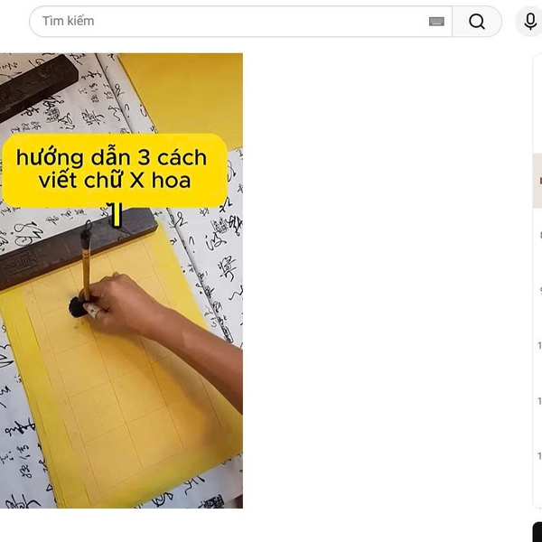 155 VIDEO TỰ HỌC THƯ PHÁP ĐẠI TỰ