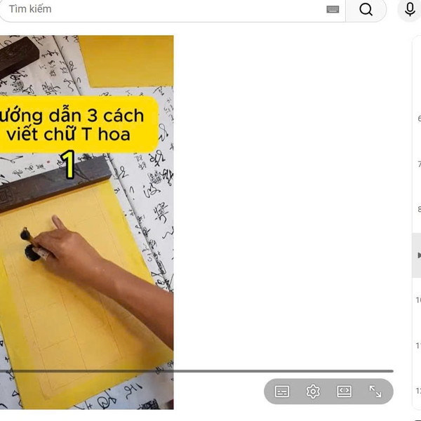 155 VIDEO TỰ HỌC THƯ PHÁP ĐẠI TỰ