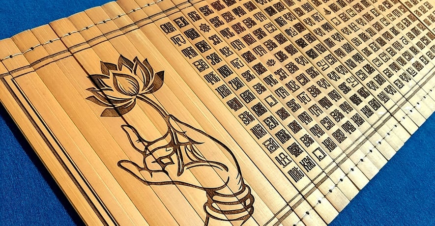 SÁCH THẺ TRE BÁT NHÃ TÂM KINH