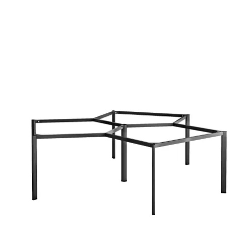 Khung bàn sắt bàn cụm 3 góc chân Oval C3OV-2323 