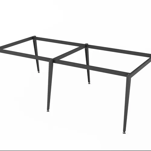 Khung bàn sắt chân sắt đa giác N1-2412