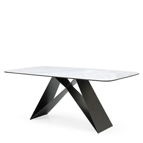 Bàn ăn chân sắt X2