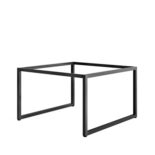 Khung bàn sắt cụm 2 chỗ ngồi chân sắt vuông kiềng - C2K44-1212