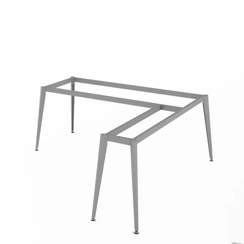 Khung bàn sắt giám đốc chân sắt đa giác N1GĐL-198