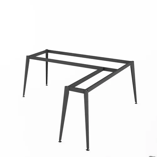 Khung bàn sắt giám đốc chân sắt đa giác N1GĐL-198