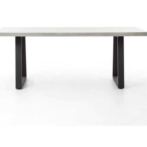 Bàn ăn chân sắt - BAU2