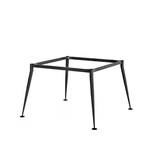 Khung bàn sắt cụm 2 chỗ ngồi chân cone 1 tầng - C2CO-1212