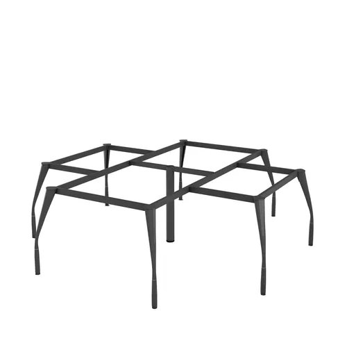 Bàn cụm 4 góc chân sắt cone đa giác N2-2424