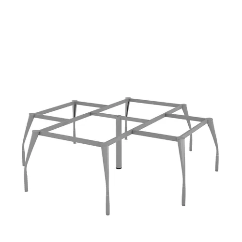 Bàn cụm 4 góc chân sắt cone đa giác N2-2424