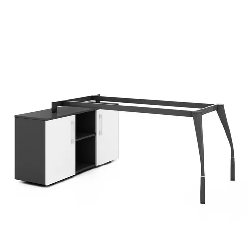 Khung bàn giám đốc chân sắt cone đa giác N2GĐ-168