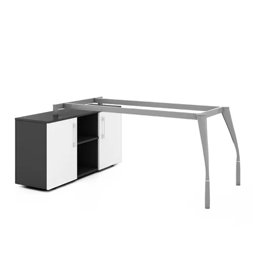 Khung bàn giám đốc chân sắt cone đa giác N2GĐ-168