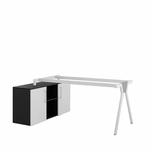 Khung bàn giám đốc chân sắt 25*50 T-Plus N3GĐ-168