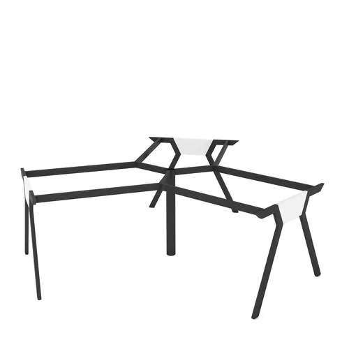 Bàn cụm 3 góc chân sắt 25*50 T-Plus N3-2323