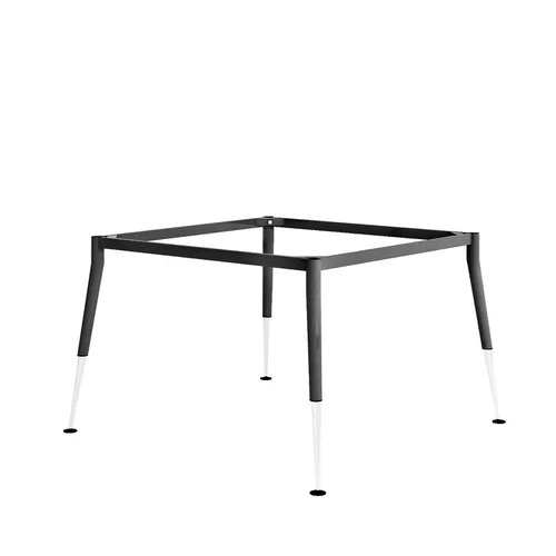 Khung bàn sắt cụm 2 chỗ ngồi chân cone 2 tầng - C2CO2-1212